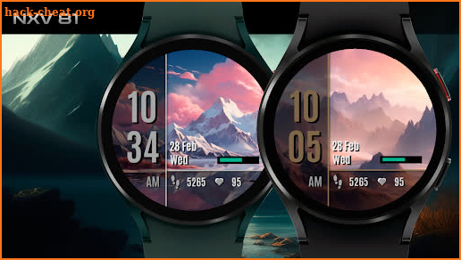 NXV81 Scenery Plus Watch Face screenshot