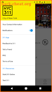 NYC 311 screenshot