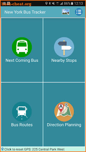 NYC Bus Tracker screenshot