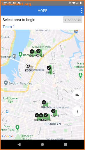 NYC HOPE Survey screenshot