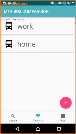 NYC MTA Bus Time screenshot