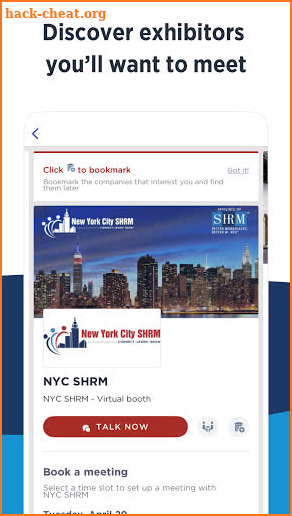 NYC SHRM Conference - NavNEXT screenshot