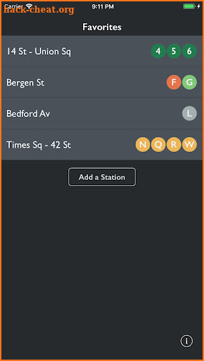 NYC Subway screenshot