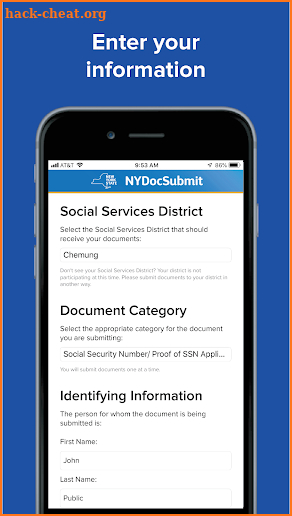 NYDocSubmit screenshot