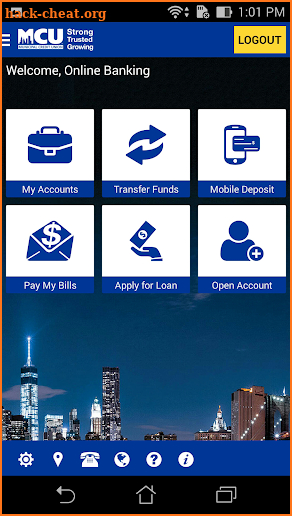 NYMCU Mobile Banking screenshot