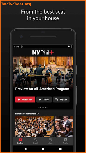 NYPhil+ screenshot