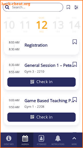 NYS AHPERD EVENTS screenshot