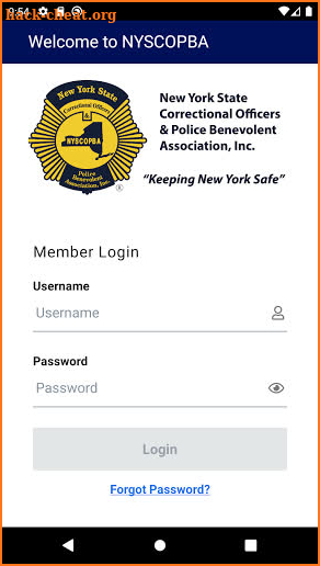 NYSCOPBA screenshot