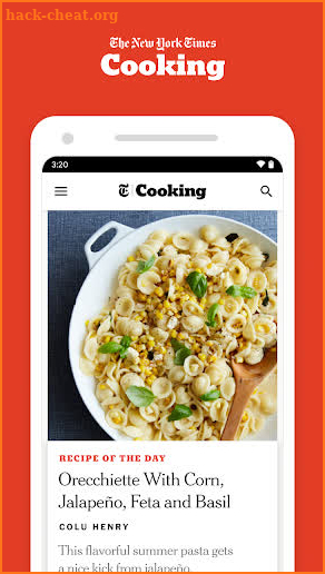 NYT Cooking screenshot