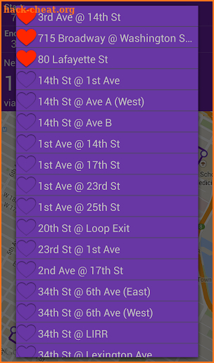 NYU Bus Tracker screenshot