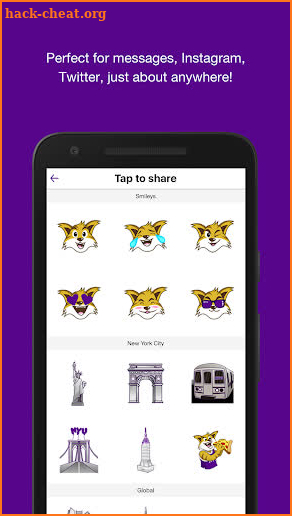 NYU-moji screenshot