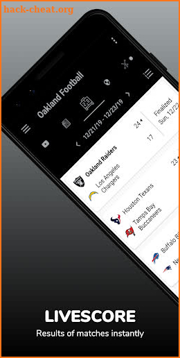 Oakland Football: Livescore & News screenshot