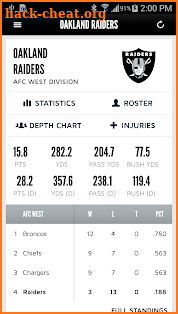 Oakland Raiders screenshot