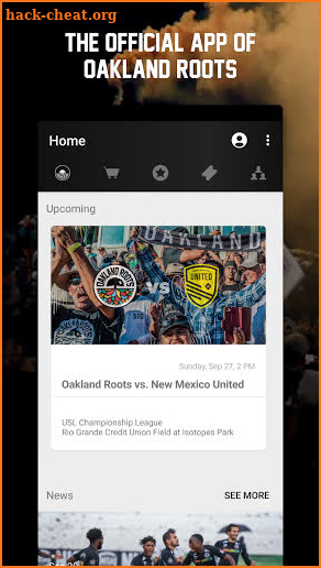 Oakland Roots SC screenshot