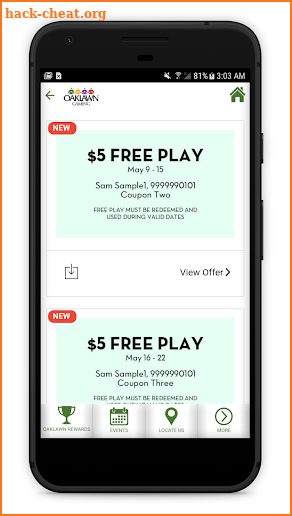 Oaklawn Rewards screenshot