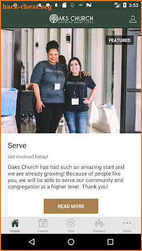 Oaks Church Texas screenshot