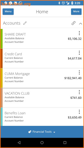 OAS FCU Mobile App screenshot