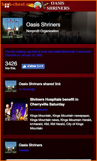 Oasis Shriners screenshot