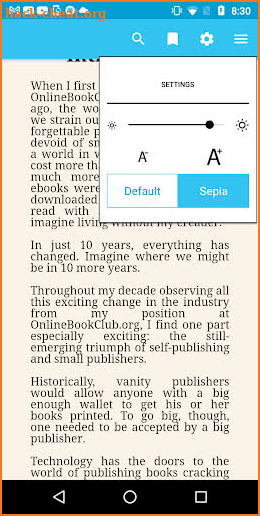 OBC Reader screenshot