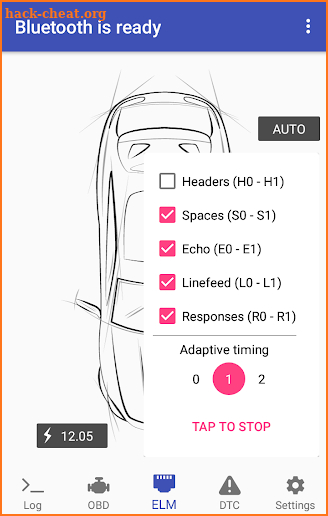 OBD II Simulator screenshot