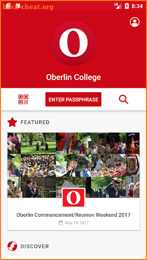 Oberlin College screenshot