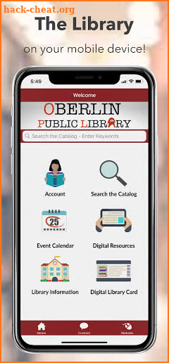 Oberlin Public Library screenshot