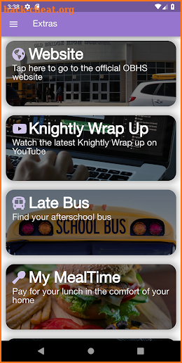 OBHS App screenshot
