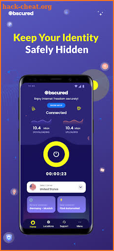 ObscuredVPN screenshot