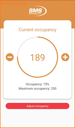 Occupancy tracker screenshot