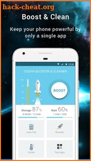 Ocean Cleaner - Memory Cleaner and Phone Booster screenshot