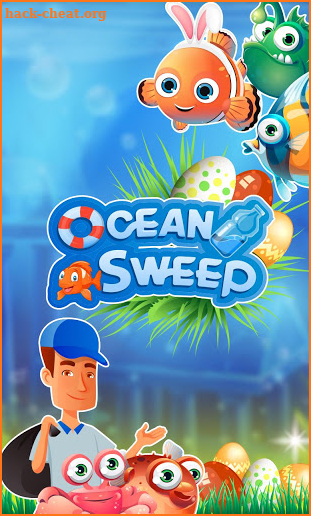 Ocean Sweep: A Fun Match 3 Game for Ocean Cleanup. screenshot