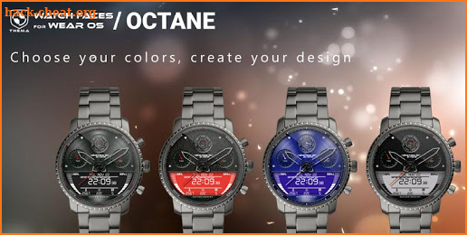 Octane Watch Face & Clock Widget screenshot