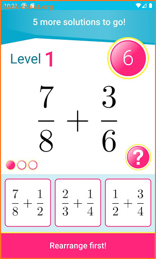 Octopus Math Game screenshot