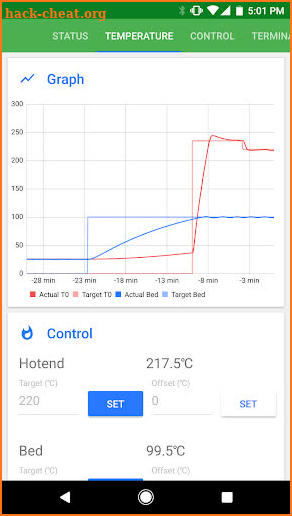 OctoRemote for OctoPrint screenshot