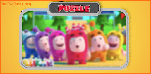 Oddbods skiing jigsaw puzzles screenshot