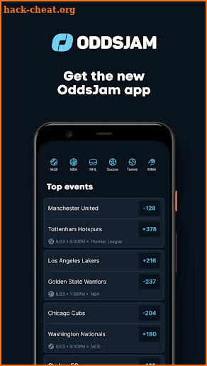 OddsJam screenshot