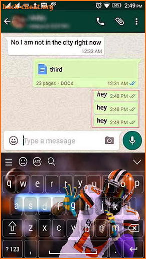 Odell Beckham Jr NFL Keyboard Theme 2020 For Fans screenshot