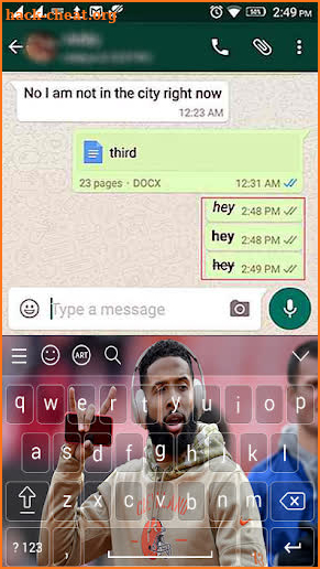 Odell Beckham Jr NFL Keyboard Theme 2020 For Fans screenshot