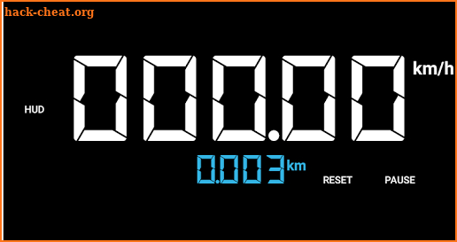Odometer Tripmeter HUD Head Up Display No Add screenshot