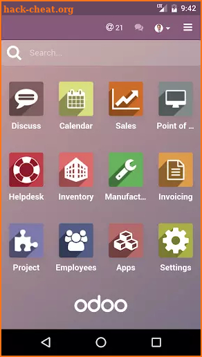 Odoo screenshot