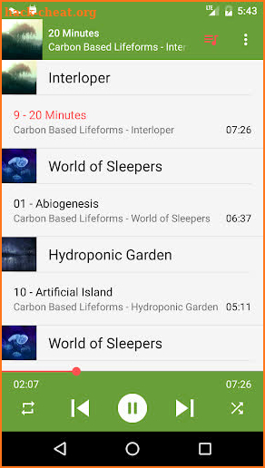 Odyssey Music Player screenshot