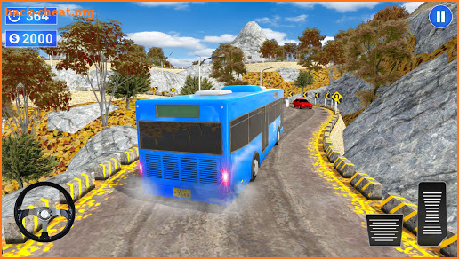 Off-road Mountain Bus Ramp Simulator screenshot