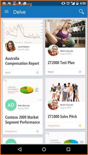 Office Delve - for Office 365 screenshot