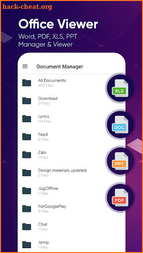 Office Document Reader - Docx, Xlsx, PPT, PDF, TXT screenshot