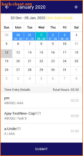 OfficeTimer screenshot