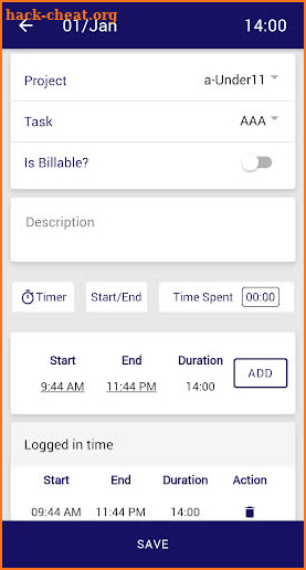 OfficeTimer screenshot