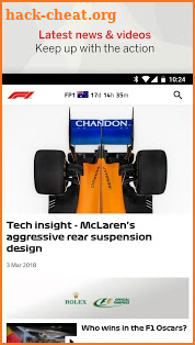 Official F1 ® App screenshot