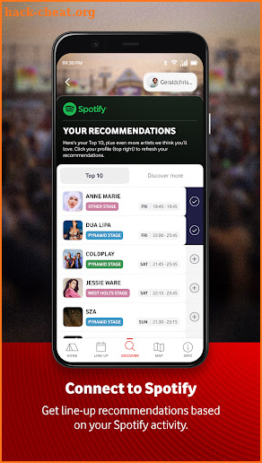 Official Glastonbury App 2024 screenshot