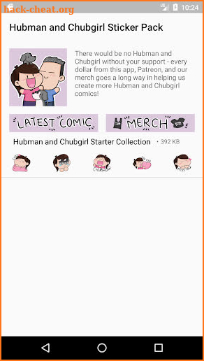 Official Hubman and Chubgirl Stickers for Whatsapp screenshot