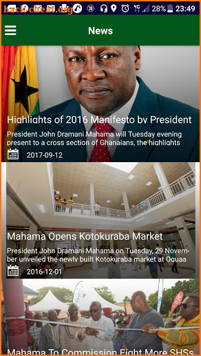 Official NDC App screenshot